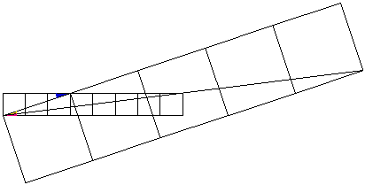 Geometry of arctan(1/3) = arctan(1/5) + arctan(1/8)