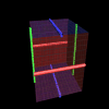 [Cube with 3 Pair Colored Axes]