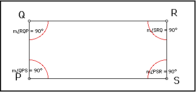 How many degrees are in a quadrilateral?