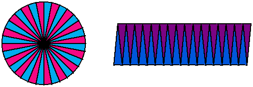 Circle Rearranged In 32 Sectors