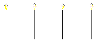 [pattern formed by parallel reflections]