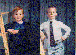 [Spence and Charlie with Moving Ladder, 1997]